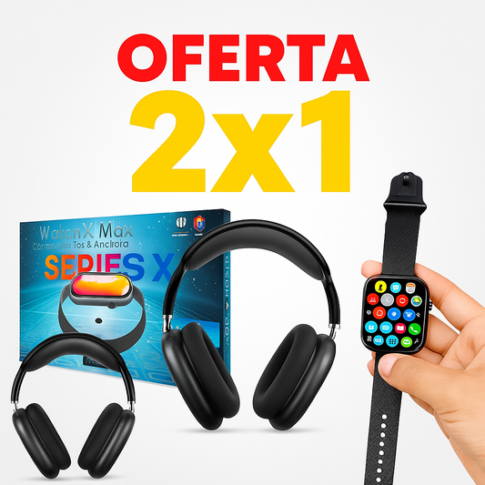 Super Combo: Smartwatch Serie 10 + Audífonos P9 Pro Max